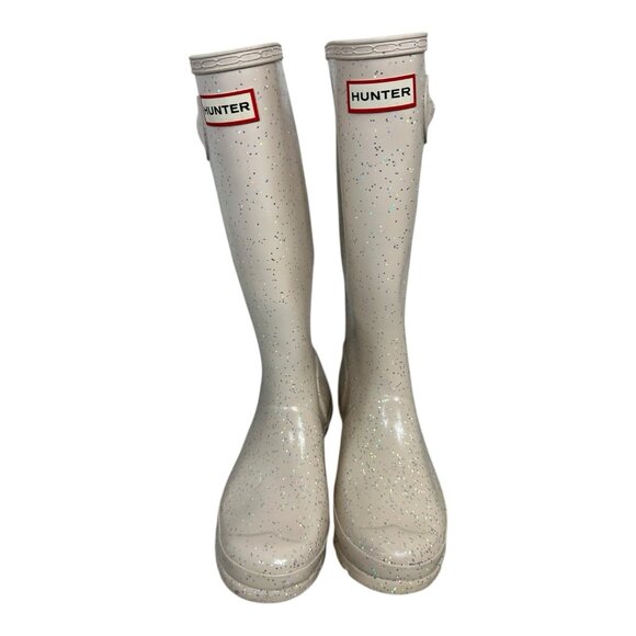 Hunter Original Giant Glitter Rain Boots Color Cast Girls Size 5 - Picture 2 of 7